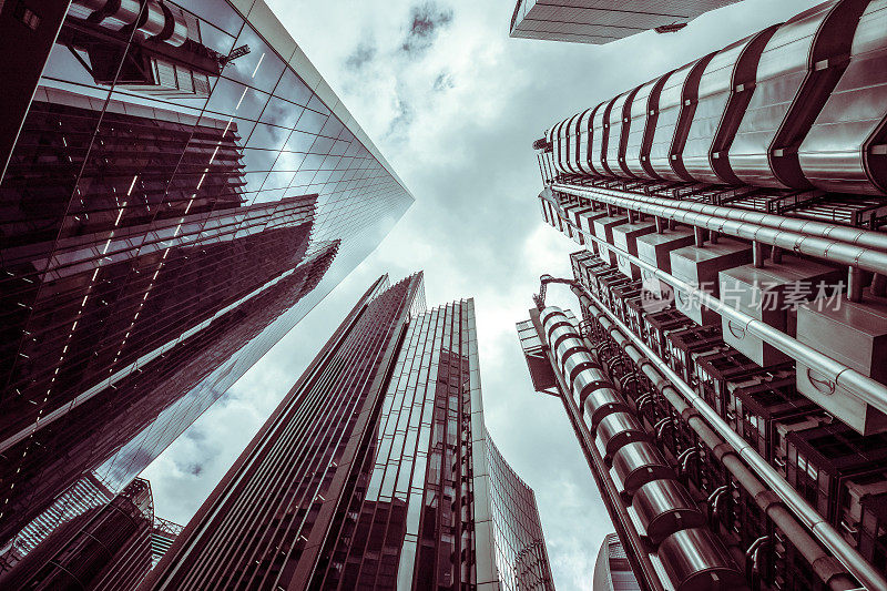 英国伦敦Lloyd's Building和20 Fenchurch Buildings